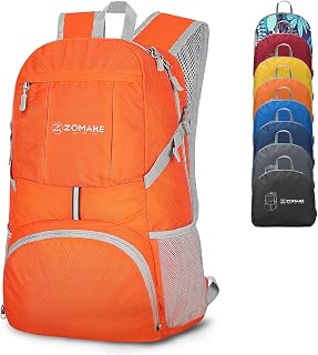 ZOMAKE Packable Lightweight Backpack, Light Foldable Travel Backpack, Water Resistant Collapsible Daypack for Travel Outdoor Hiking Men Women (25L 30L 35L)