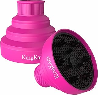 KingKam Collapsible Silicone Hair Diffuser, Fit 1.575-1.968 inch Nozzle