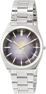 Citizen Q&Q QB78 Men's Analog Watch, Waterproof, Metal Band