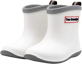 Toddler Rain Boots Baby Rain Boots Short rain Boots for Toddler Easy-on Lightweight and Waterproof