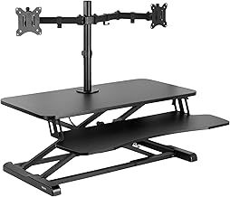 VIVO 32 in Standing Desk Converter with Monitor Stand