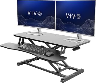 VIVO Black 36 in Standing Desk Converter, DESK-V036KB