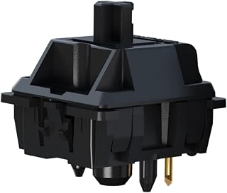 kutethy Gateron Oil King Switches, Pre-Lubed Linear Switches 55g, Quiet Smooth Mechanical Keyboard Switches for Gaming Office, 108 Pack