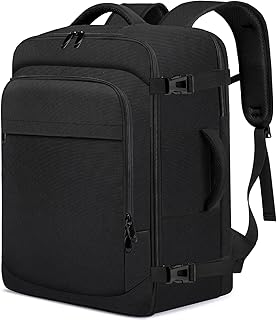 for Ryanair Cabin Bags 40x20x25 Underseat Cabin Backpack Cabin Bags 45×36×20 for New Easyjet Carry on Travel Backpack Flight Bag Cabin Size for Airplanes,Black