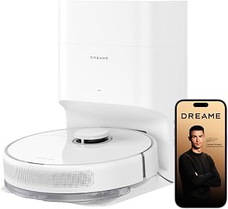 DREAME D10 Plus Gen 2 Robot Vacuum Cleaner Cleaner with Automatic Dust, Stores up to 90 Days of Dust, LiDAR Navigation, Suction 6000Pa Carpet and Pet Hair, 285 Min Battery