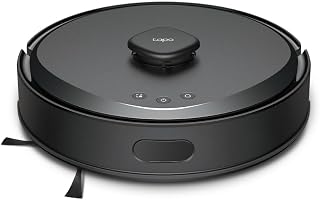 Tapo RV30 Max Robot Vacuum Cleaner with Wiping Function, 5300Pa Ultra Strong Suction Power, LiDAR + IMU Dual Navigation, Alexa Voice Control, App