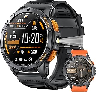 Military Smart Watch for Men, Built-in GPS, 30-day standby, 1.43
