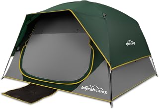 LOYEAHCAMP Tents 4 Person Camping Tent with Rainfly