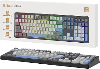 Kisnt KN104 Wireless Mechanical Keyboard for Office& Gaming