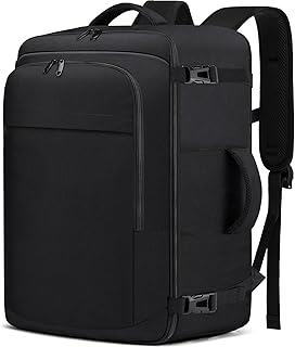 for Ryanair Cabin Bags 40x20x25 Underseat Cabin Backpack Cabin Bags 45×36×20 for New Easyjet Carry on Travel Backpack Flight Bag Cabin Size for Airplanes,Black