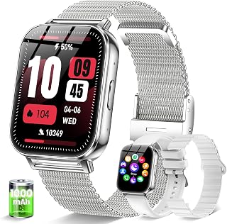 Smart Watch for Women Men, 30 Day Long Battery 3 Bands 1.85