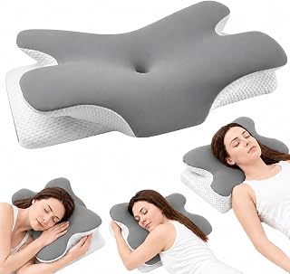 Neck Therapy Pillow Set, Orthopaedic Neck Pillow, Memory Foam