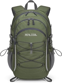 RealCool Hiking Backpack for Men Women,30L Lightweight Waterproof Travel Camping Backpack Hiking Daypack for Cycling Running