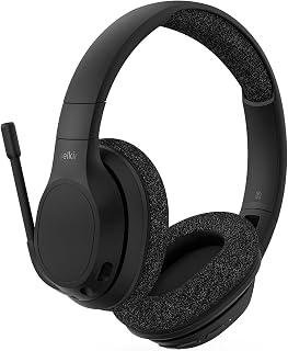 Belkin SoundForm Adapt Over Ear Headphones Wireless with Boom Microphone, Multipoint Connection, 65 Hours Battery Life, Fast Charging with USB C, Bluetooth Headphones with Noise Cancelling (ENC
