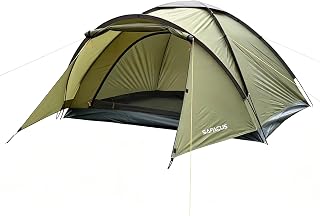 3-4 Man Camping Tent - Windproof 4 person Dome Tent Lightweight PU4000mm, Waterproof Family tent, Compact, Quick Setup, Outdoors, Backpacking, Trekking