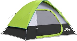 UNP 4 Person Camping Tent Waterproof Family Dome Tent Outdoor