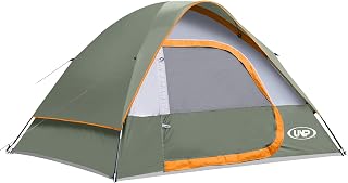 UNP 4 Person Camping Tent Waterproof Family Dome Tent Outdoor