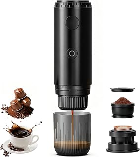 Portable Espresso Machine, Mini Coffee Machine with 240s Self-Heating
