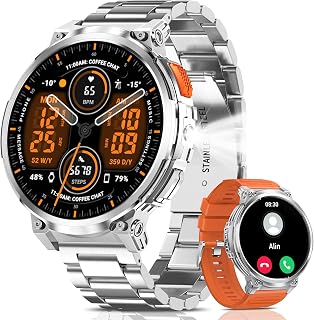 Military Smart Watch for Men, 1.85