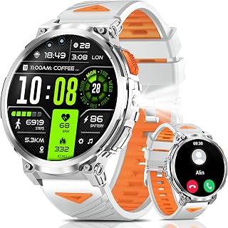 Military Smart Watch for Men, 1.85