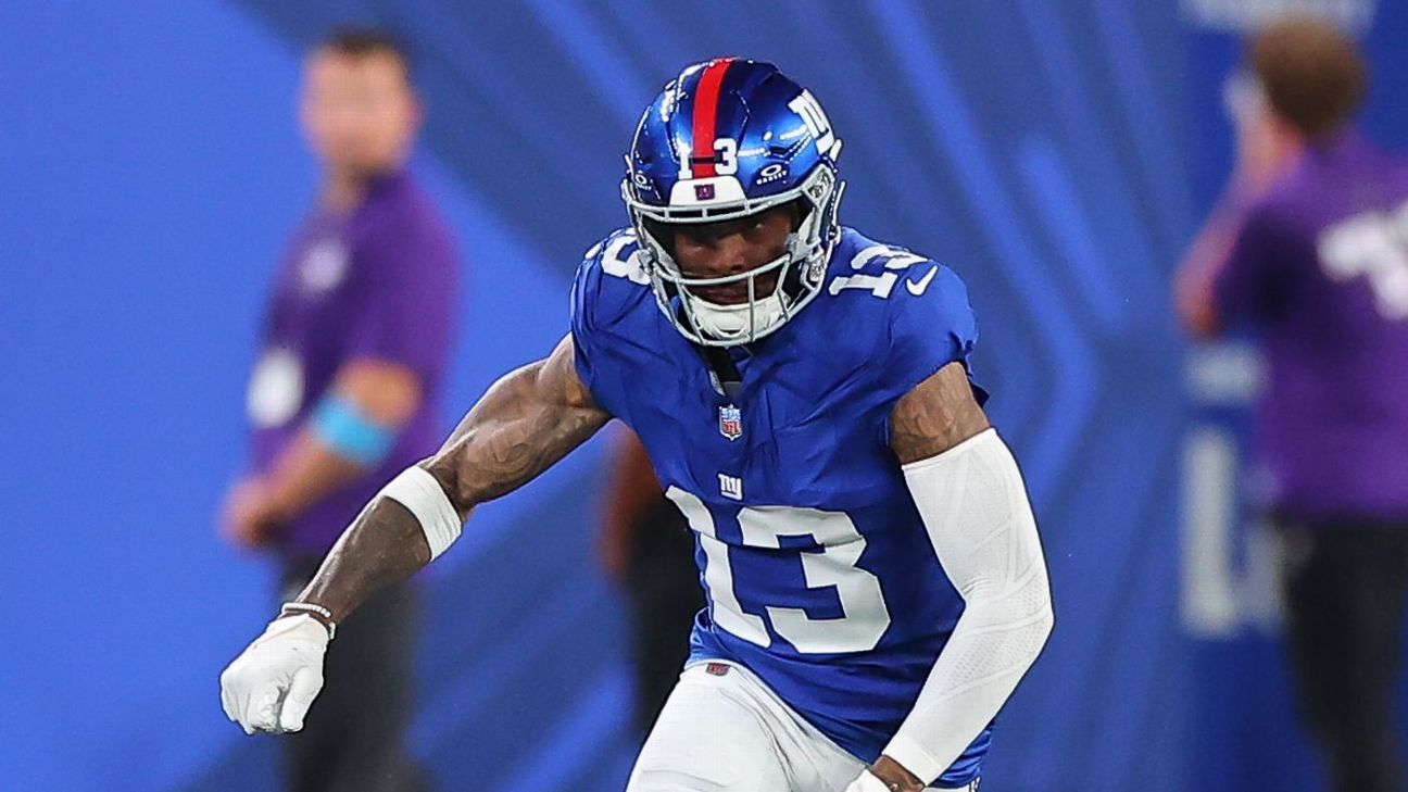 Giants Cut Odell Beckham Jr. After Three Games, Zero Catches