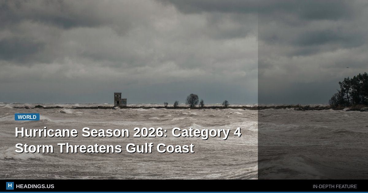 Hurricane Season 2026: Category 4 Storm Threatens Gulf Coast
