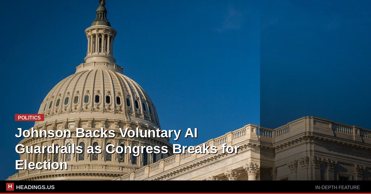 Johnson Backs Voluntary AI Guardrails as Congress Breaks for Election