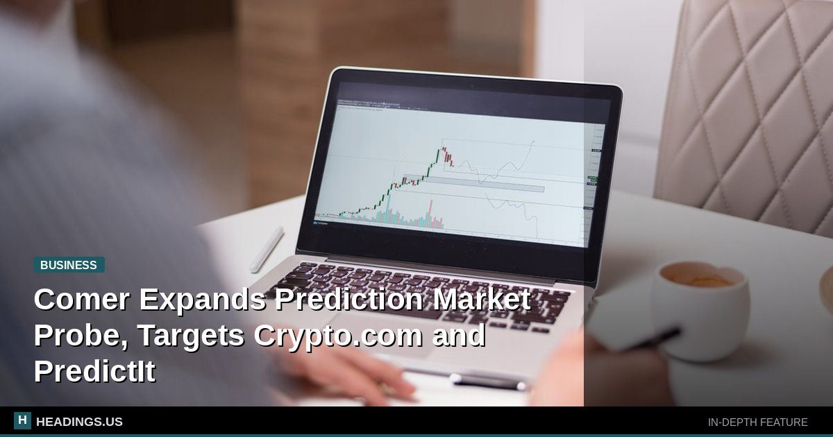Comer Expands Prediction Market Probe, Targets Crypto.com and PredictIt