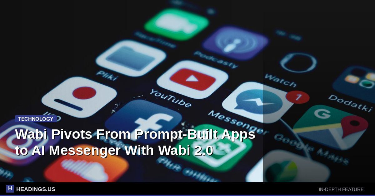Wabi Pivots From Prompt-Built Apps to AI Messenger With Wabi 2.0