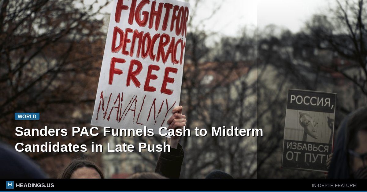 Sanders PAC Funnels Cash to Midterm Candidates in Late Push