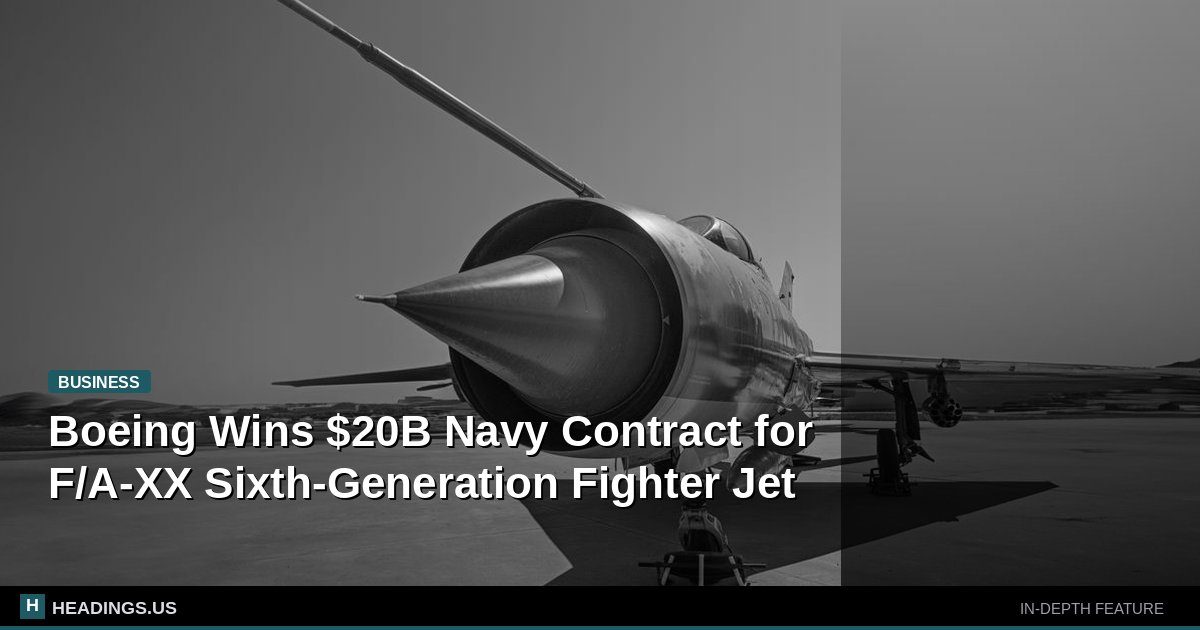 Boeing F/A-XX sixth-generation fighter jet concept rendering for U.S. Navy