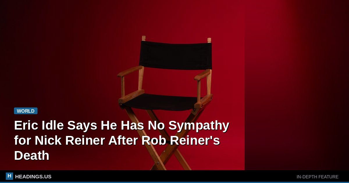 Eric Idle, Rob Reiner and Nick Reiner in a composite photo