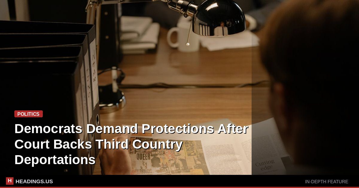 Democrats Demand Protections After Court Backs Third Country Deportations