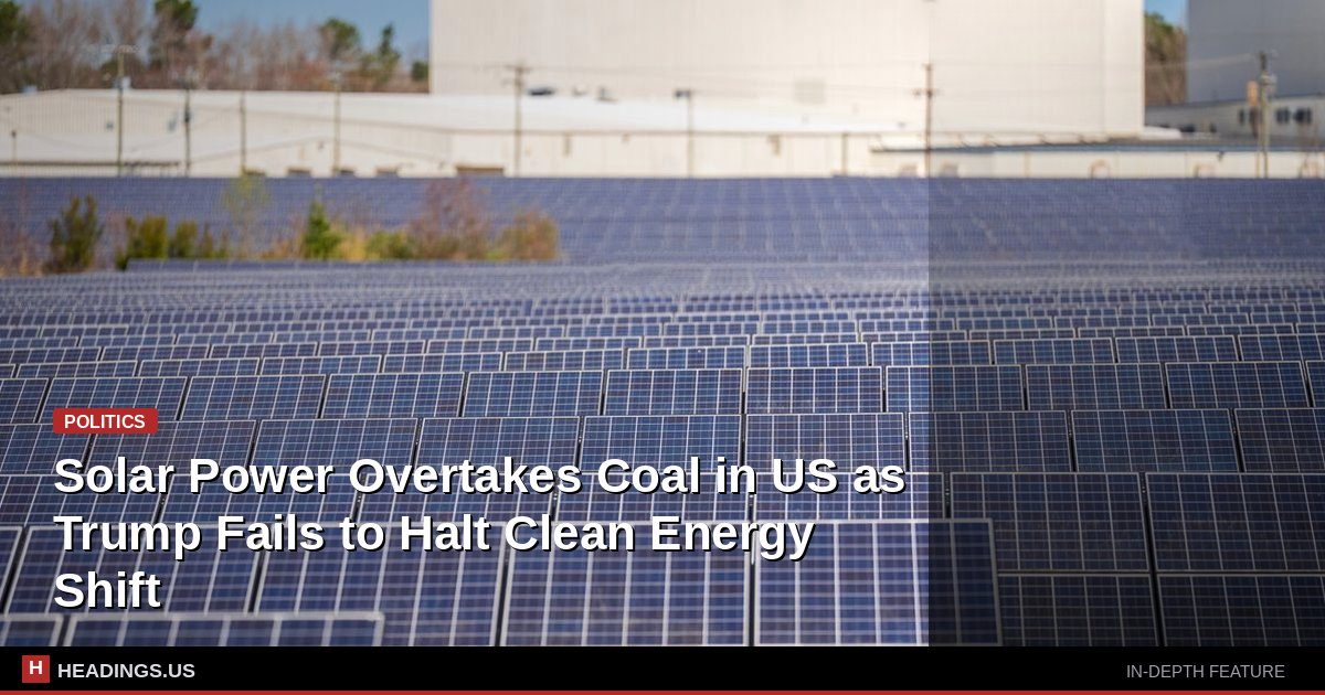 Solar panel array generating electricity near Lancaster, California