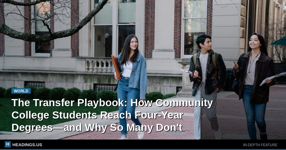 The Transfer Playbook: How Community College Students Reach Four-Year Degrees—and Why So Many Don't