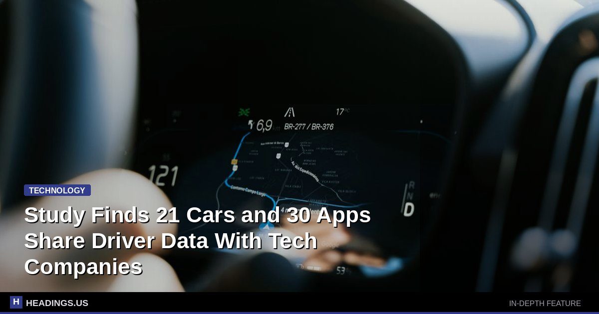 Smartphone connected to a car dashboard displaying driver data
