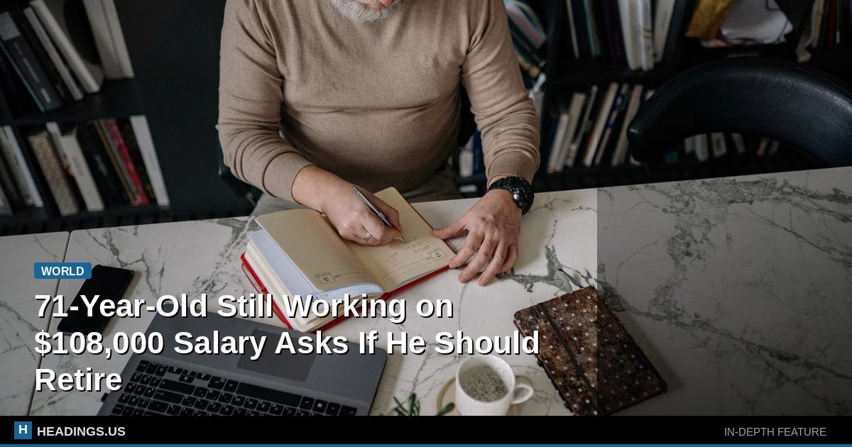 Older man working at a desk with financial documents and a calculator