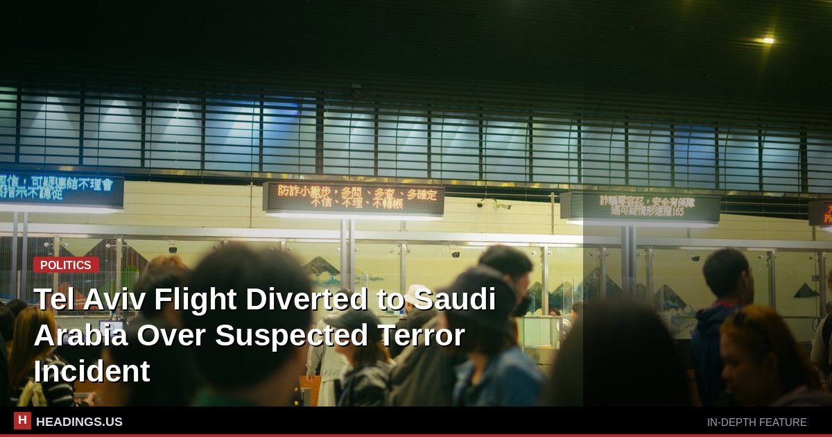 Passenger plane on tarmac in Saudi Arabia after emergency diversion