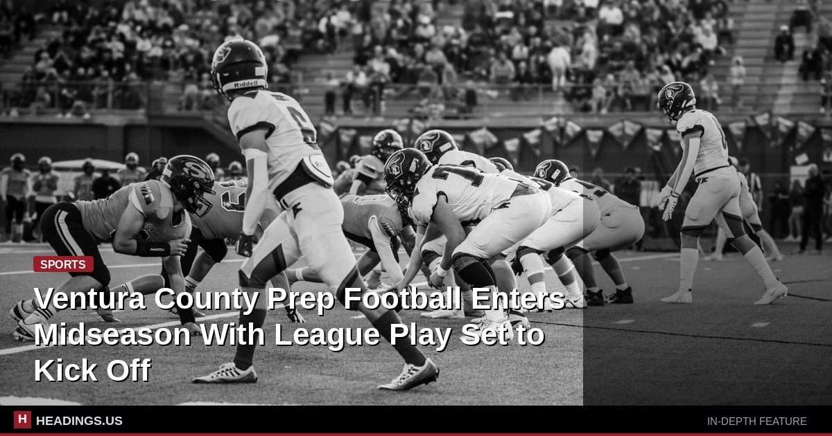 Two sports reporters previewing high school football league matchups on a podcast