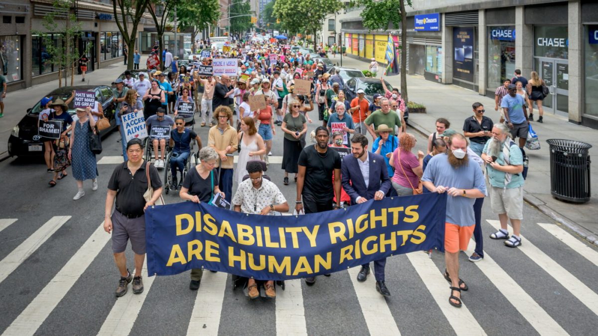 Federal building in Washington where disability integration policy was reversed