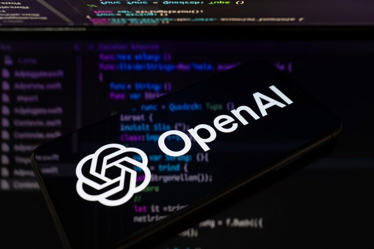 OpenAI logo displayed outside the company's San Francisco headquarters