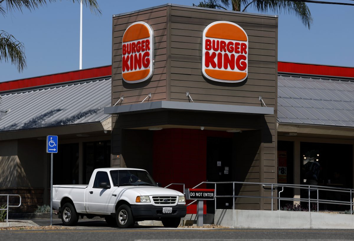 Burger King restaurant exterior with franchise signage