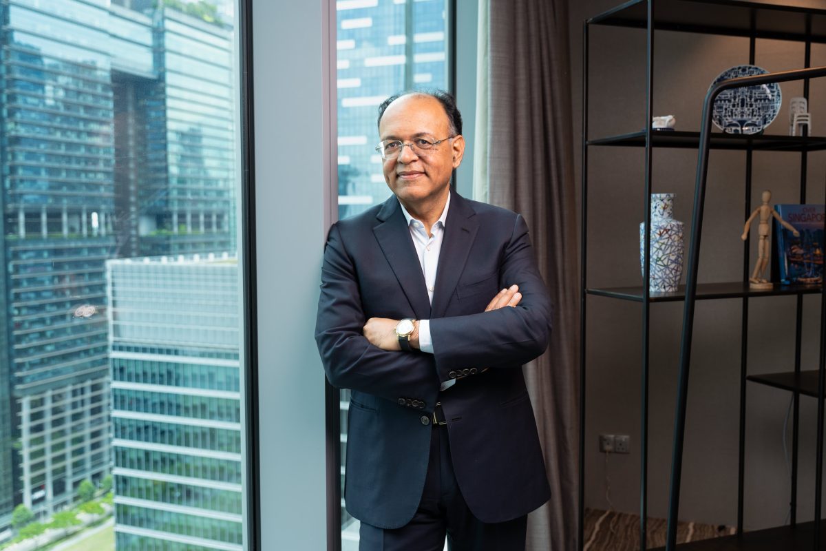 McKinsey Asia chairman Gautam Kumra speaking during a business interview