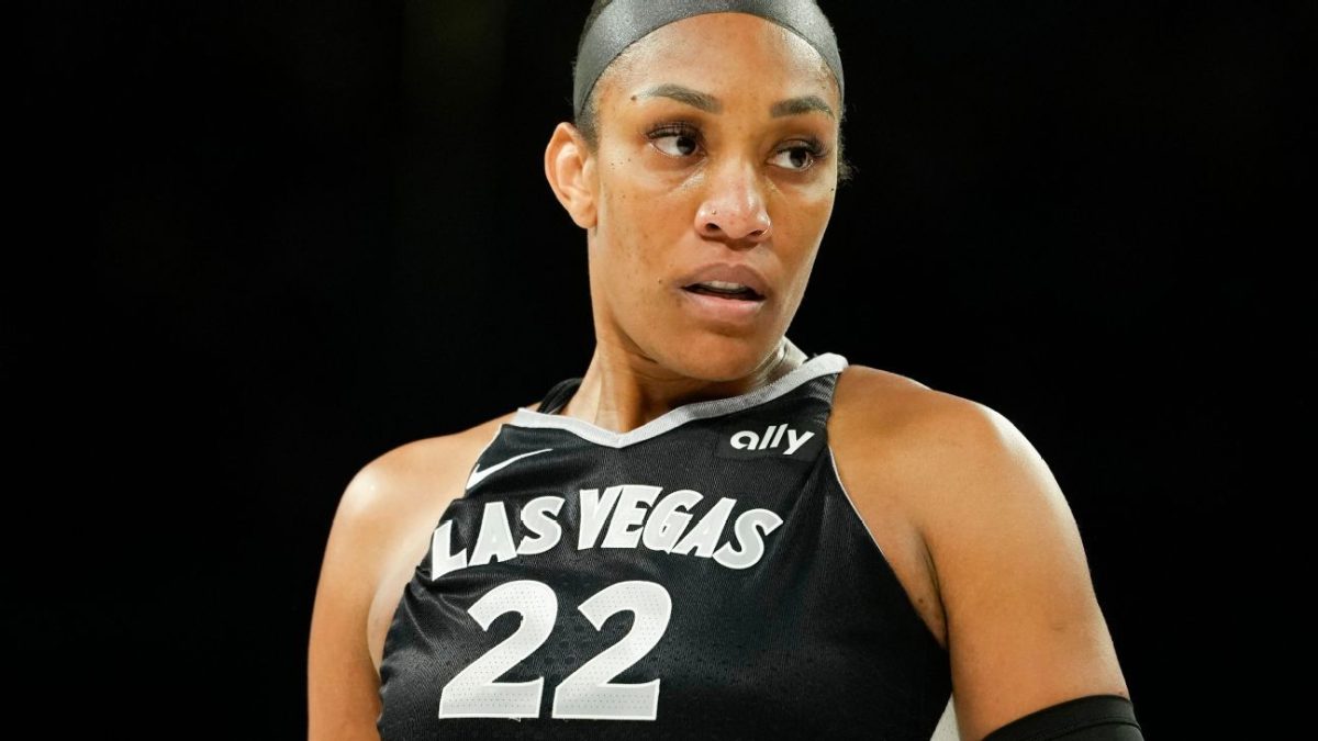 Aces' Wilson Wins Record-Tying 5th MVP, Skips Pregame Ceremony to Prepare for Game 3