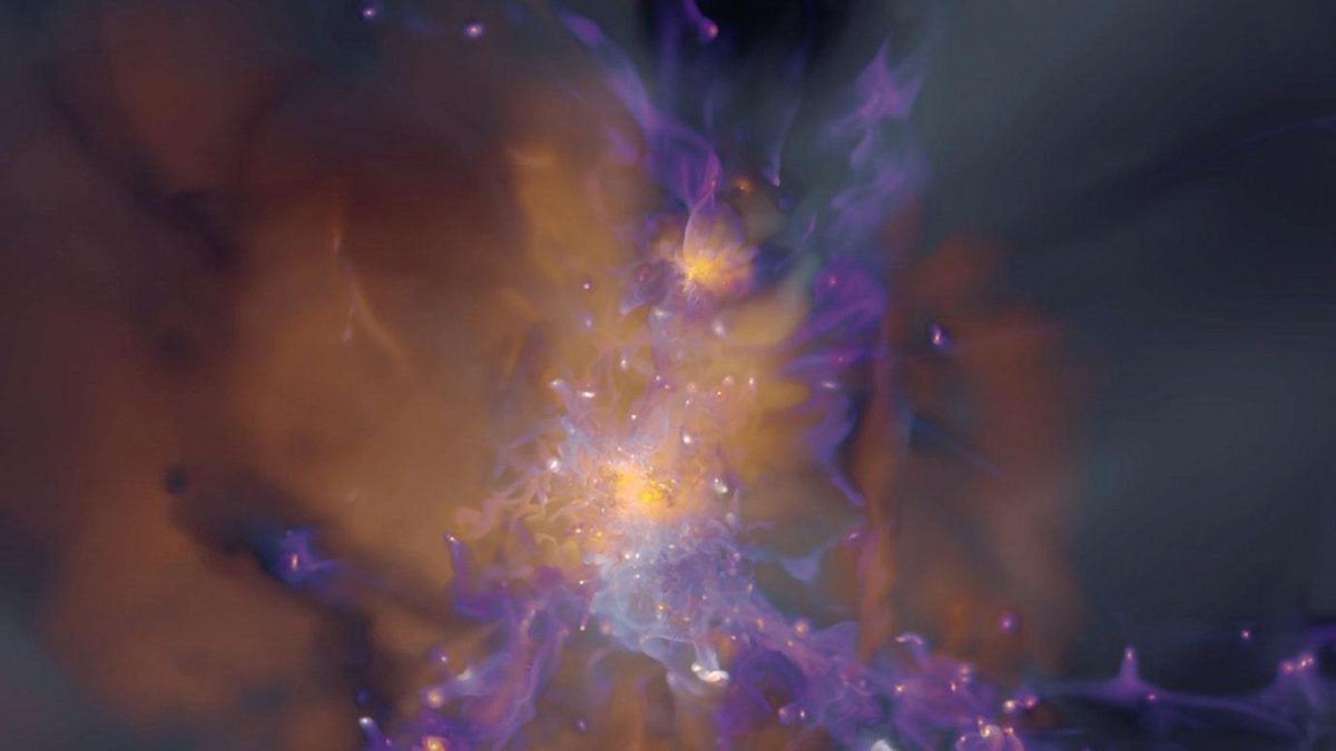Milky Way Formed From Thousands of Merging Protogalaxies, New Simulations Show