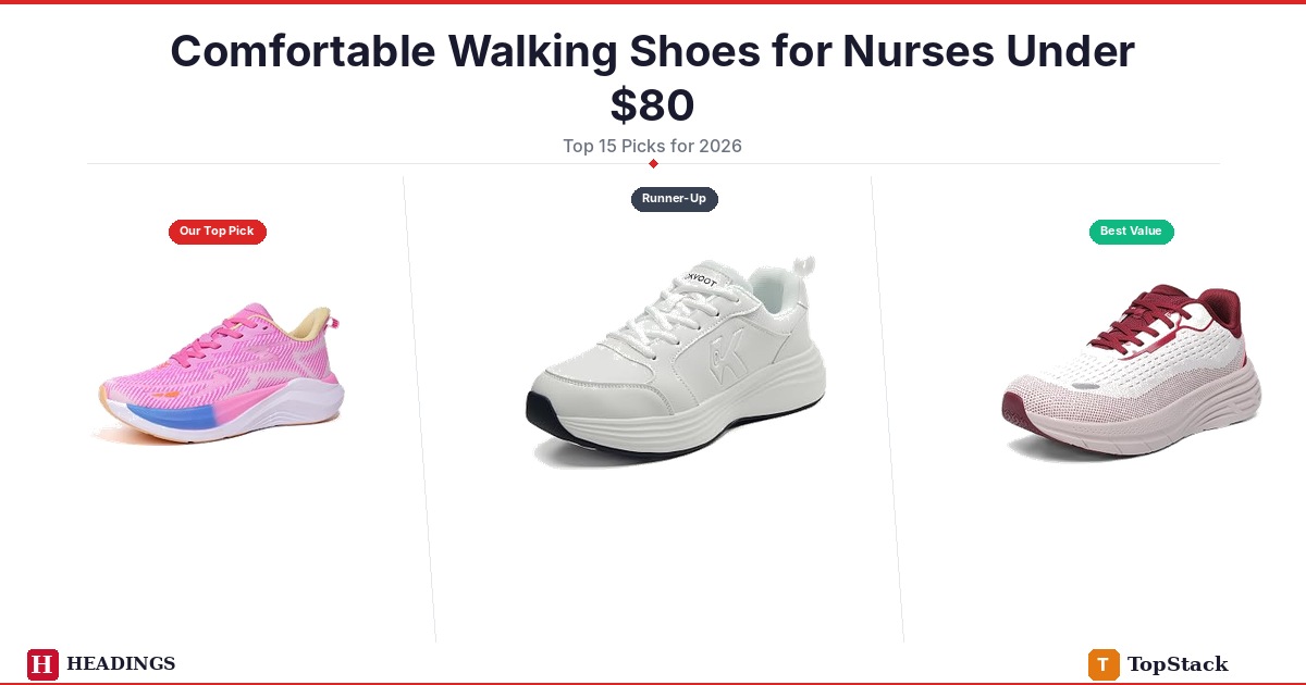The Best Comfortable Walking Shoes for Nurses Under $80 of 2026