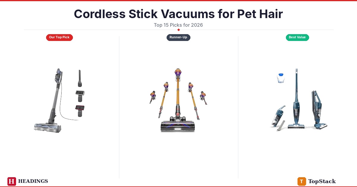 We Tested 15 Cordless Stick Vacuums for Pet Hair to Find the Best