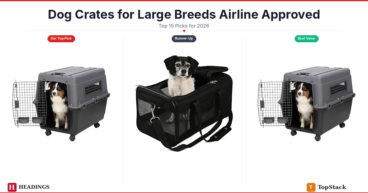 The Best Dog Crates for Large Breeds Airline Approved
