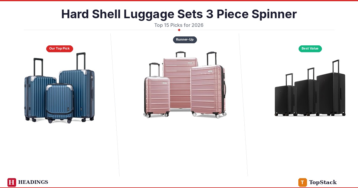 We Spent Weeks Testing Hard Shell Luggage Sets 3 Piece Spinner. These 5 Are Worth It.