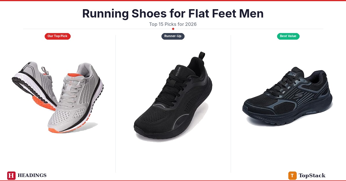 The Best Running Shoes for Flat Feet Men of 2026